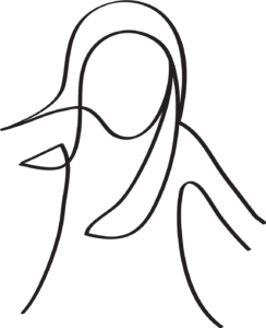 Silhouette d'une fille