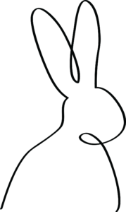 Silhouette de lapin